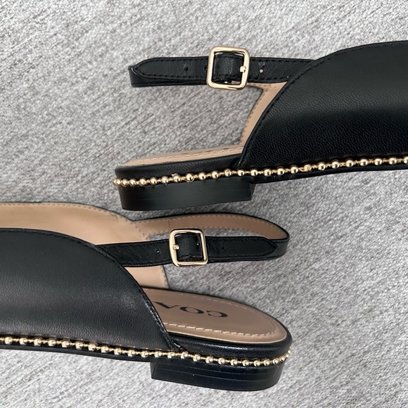 EUC Coach leather sling back flats size 8 - Picture 8 of 13